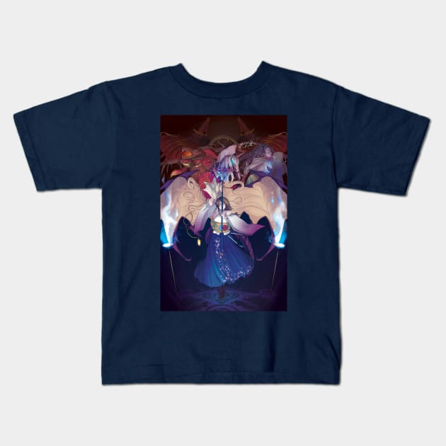 Grand Summoning Kids T-Shirt by hyperionwitch